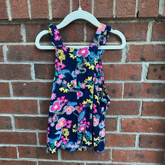 Crown & Ivy Floral Skirtall Overall Dress Size 2T toddler girl - Picture 3 of 3